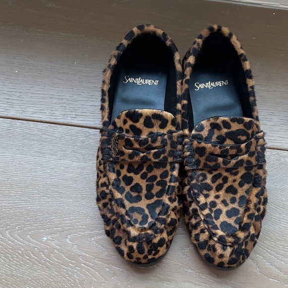 Women's Le Loafer Penny Slippers in Pony Hair Leather - Picture 1 of 12